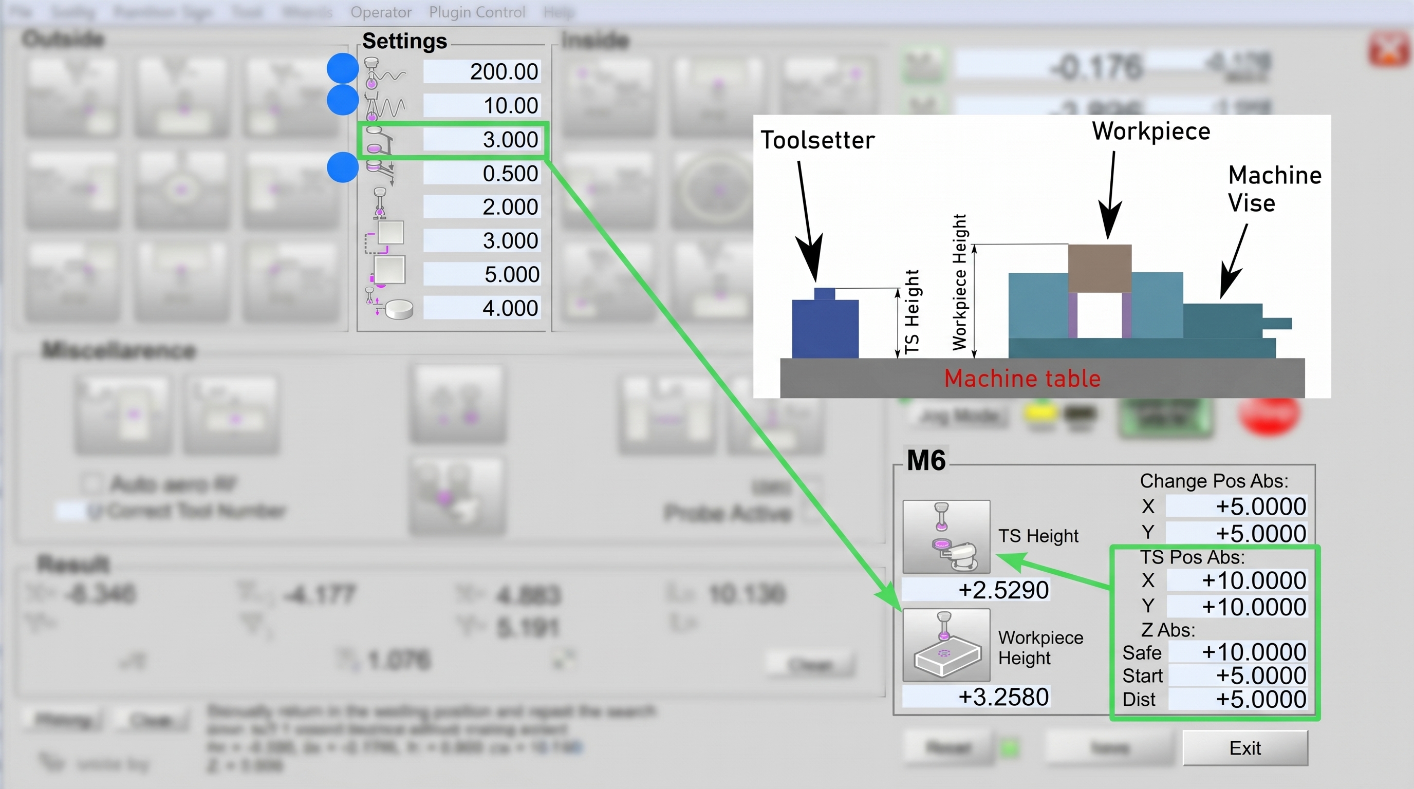 Probe Wizard Settings