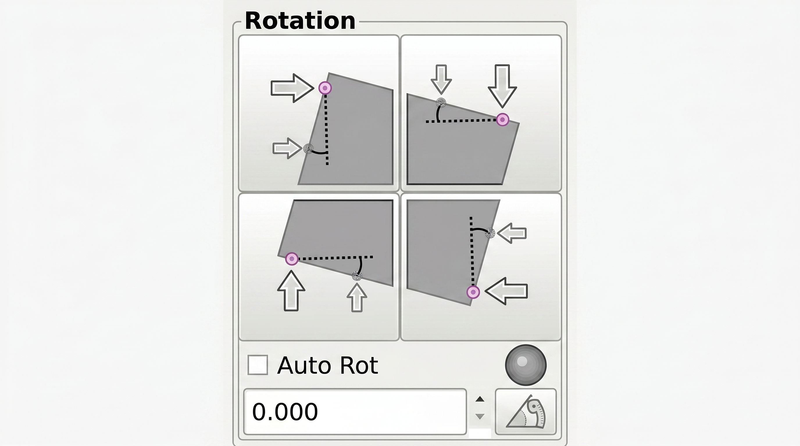 Rotation settings